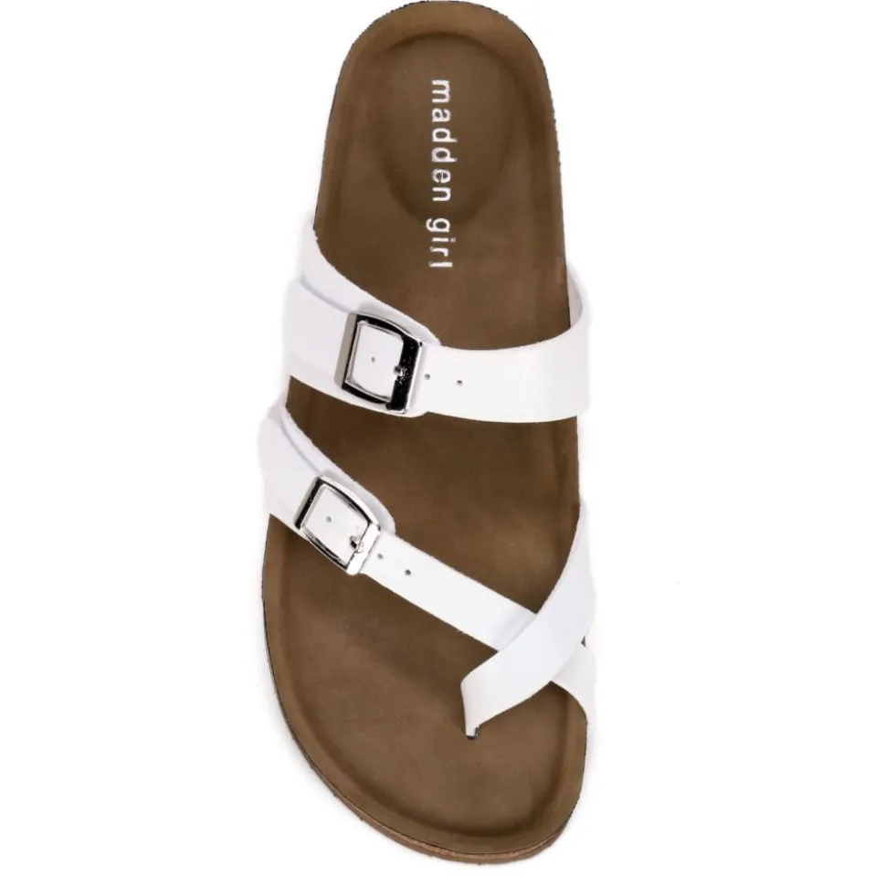 Madden Girl Womens Brycee Footbed Sandal