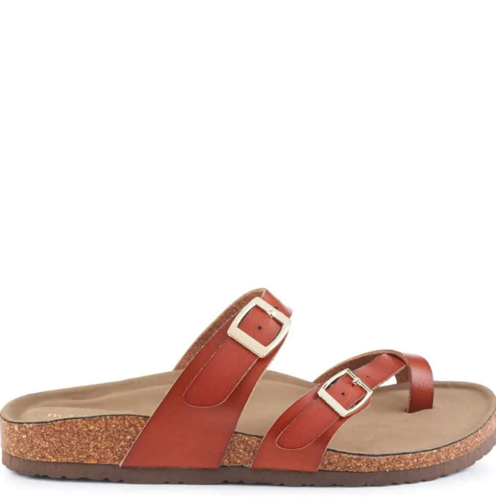 Madden Girl Womens Brycee Footbed Sandal