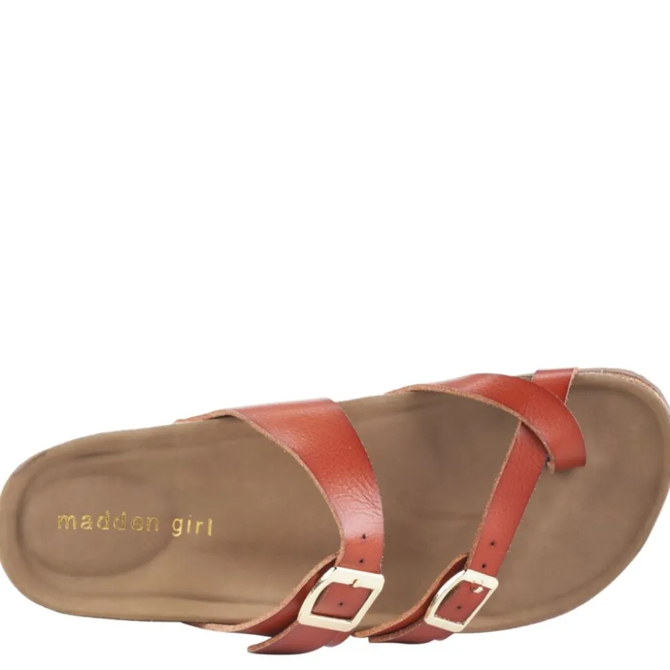 Madden Girl Womens Brycee Footbed Sandal