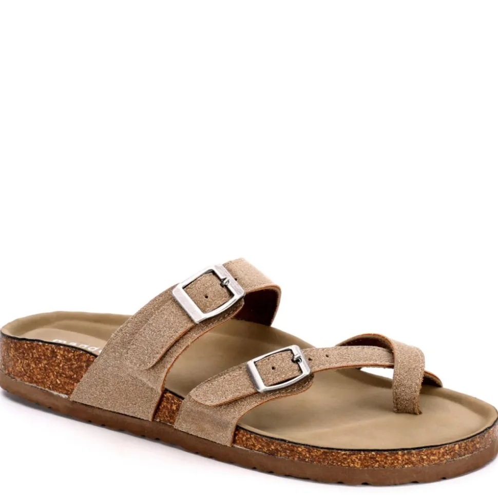 Madden Girl Womens Brycee Footbed Sandal