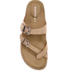 Madden Girl Womens Brycee Footbed Sandal