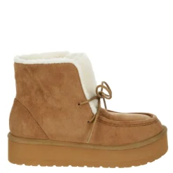Madden Girl Womens Earnest Fur Ankle Boot