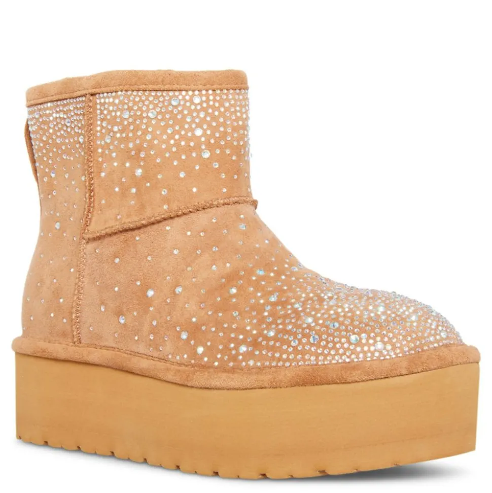 Madden Girl Womens Ease-Hr Low Fur Boot
