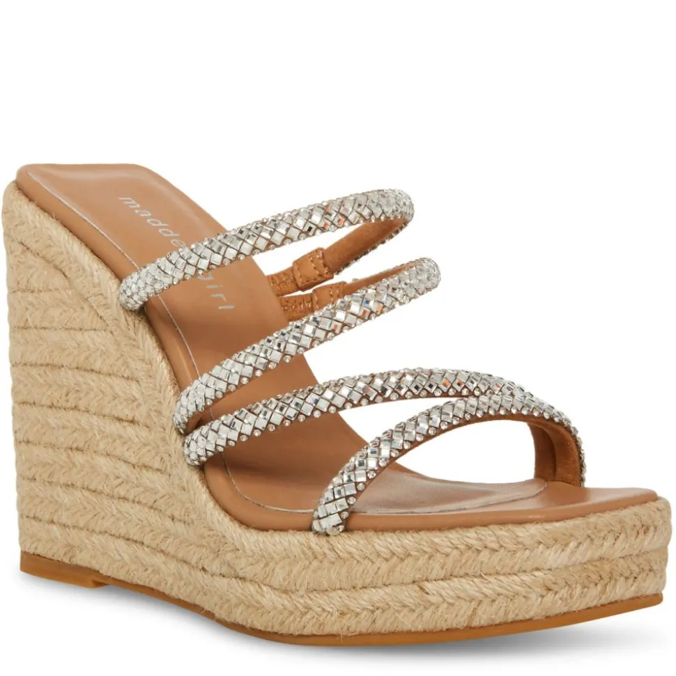 Madden Girl Womens Watchout Wedge Sandal