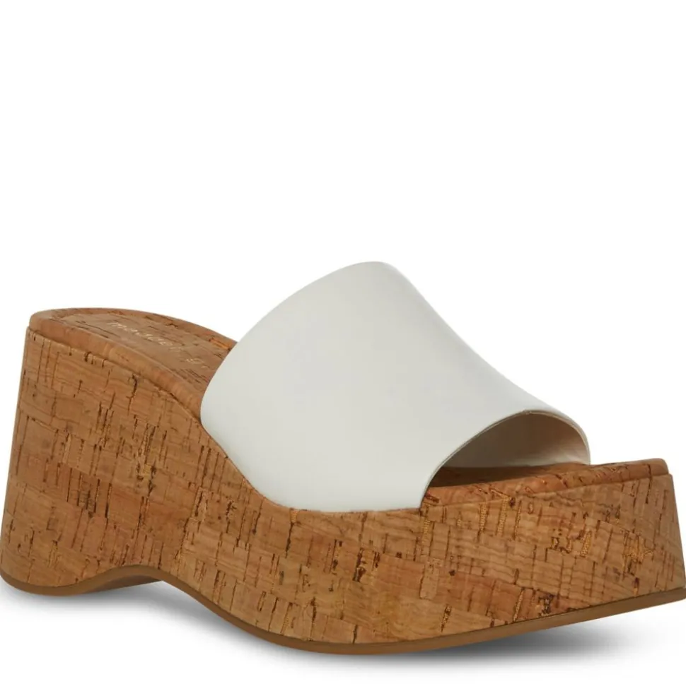 Madden Girl Womens Zahara Cork Sandal