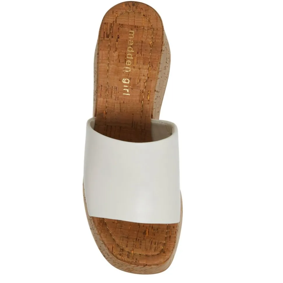 Madden Girl Womens Zahara Cork Sandal