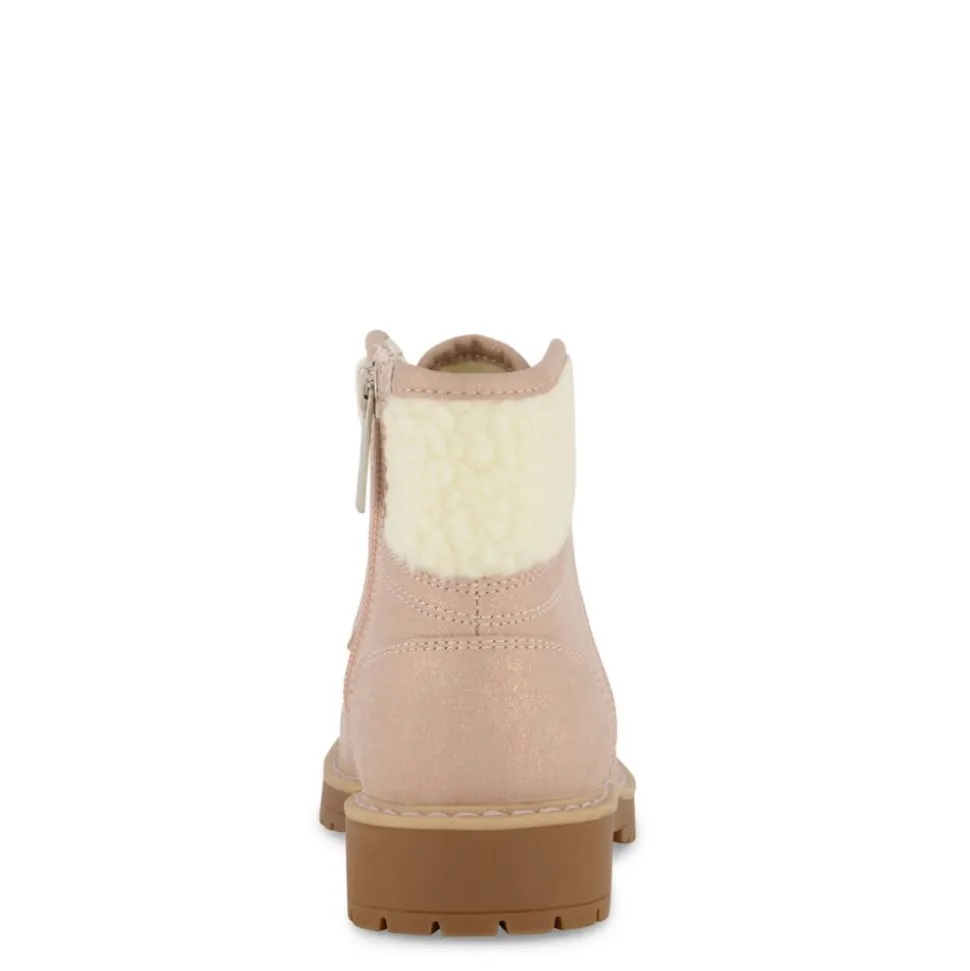 Marc Fisher Girls Little-Big Kid Jade Fuzz Lace-Up Boot