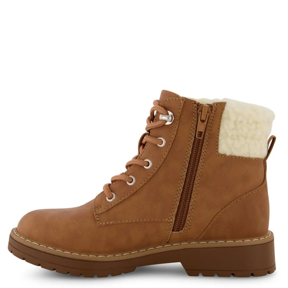 Marc Fisher Girls Little-Big Kid Jade Zip Lace-Up Boot
