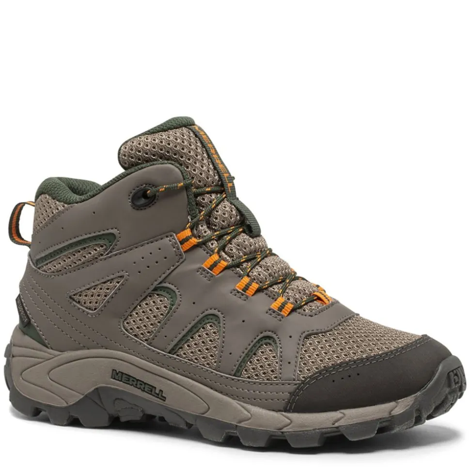 Merrell Boys Little-Big Kid Oakcreek Mid Hiking Shoe