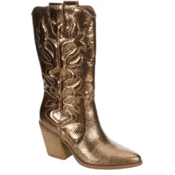 Michael By Michael Shannon Womens Faith Wide Calf Western Boot
