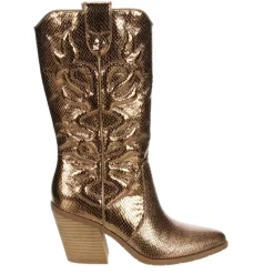 Michael By Michael Shannon Womens Faith Wide Calf Western Boot