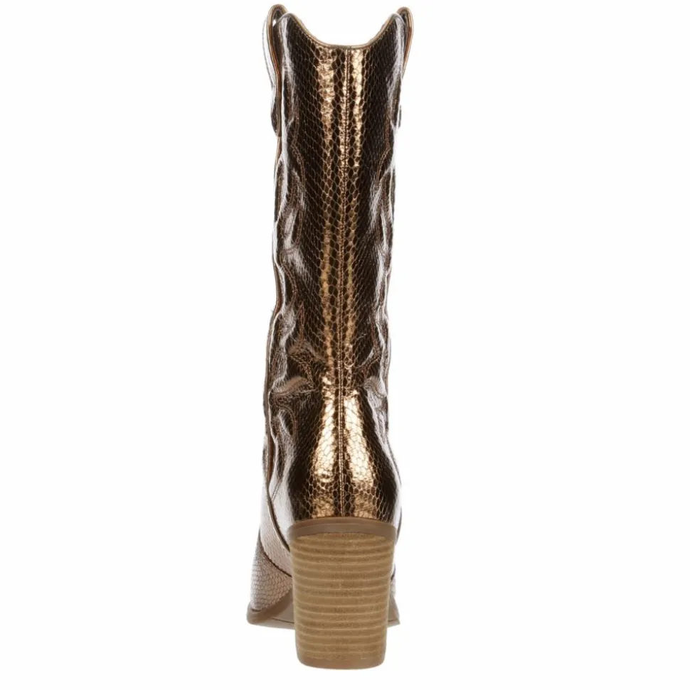 Michael By Michael Shannon Womens Faith Wide Calf Western Boot