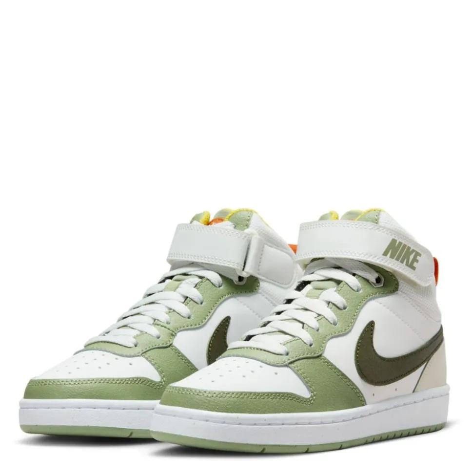 Nike Boys Big Kid Court Borough 2 Mid Sneaker