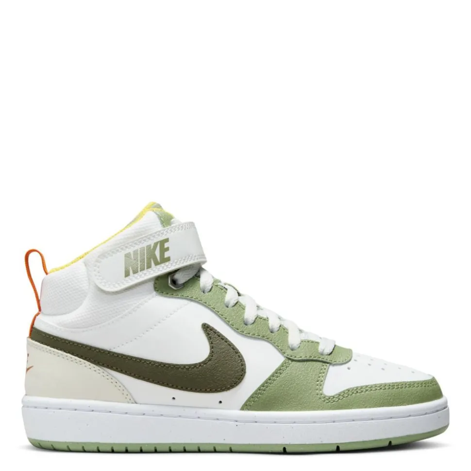 Nike Boys Big Kid Court Borough 2 Mid Sneaker
