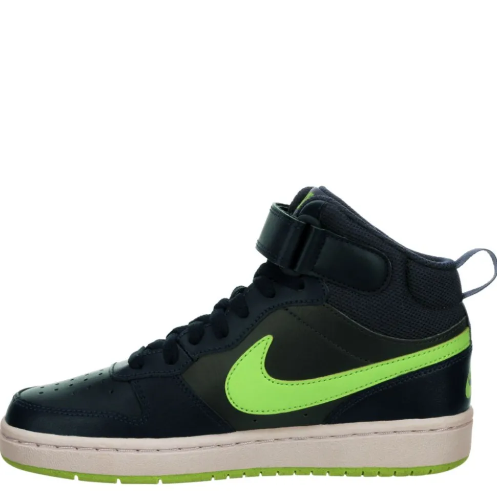 Nike Boys Court Borough 2 Mid Sneaker