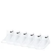 Nike Boys Mesh Cushioned Ankle Socks 6 Pairs