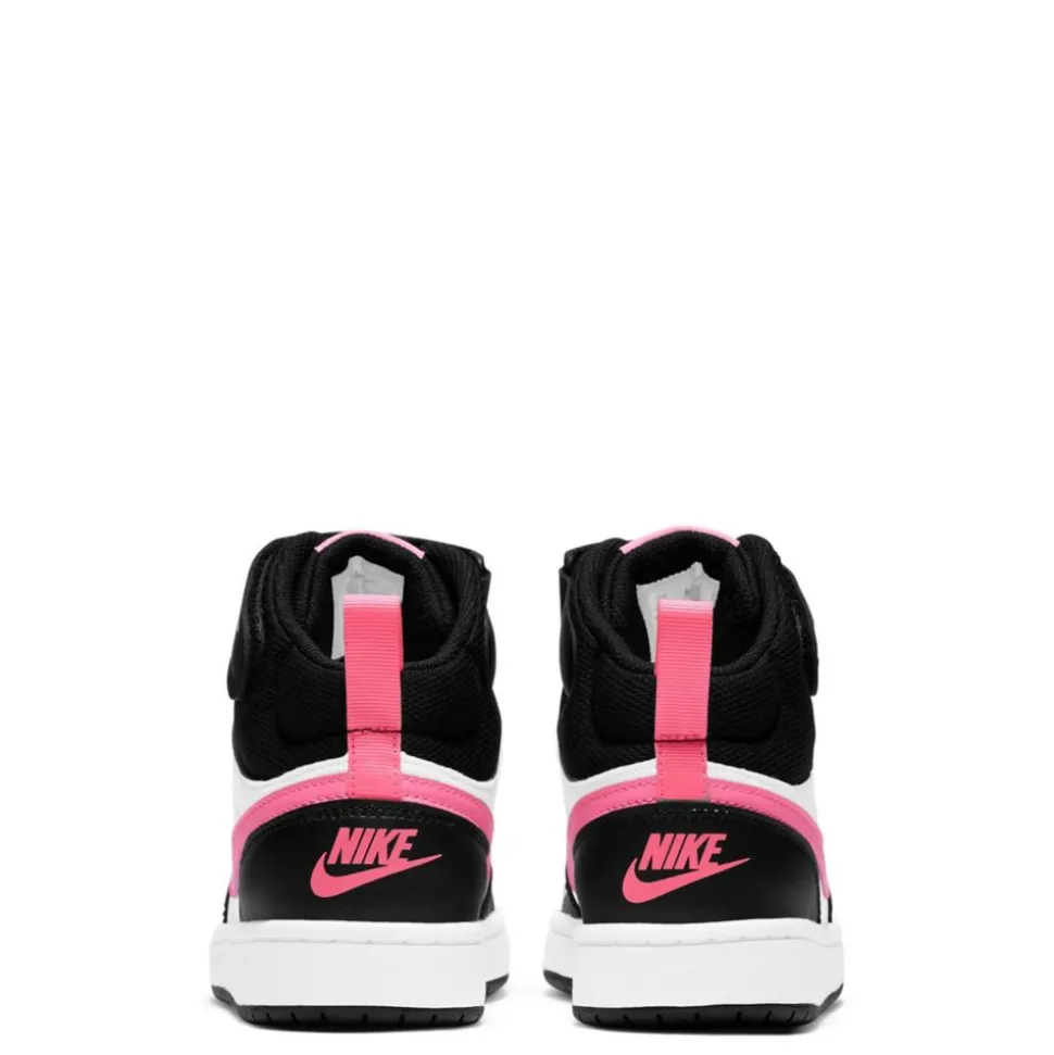 Nike Girls Big Kid Court Borough 2 Mid Top Sneaker