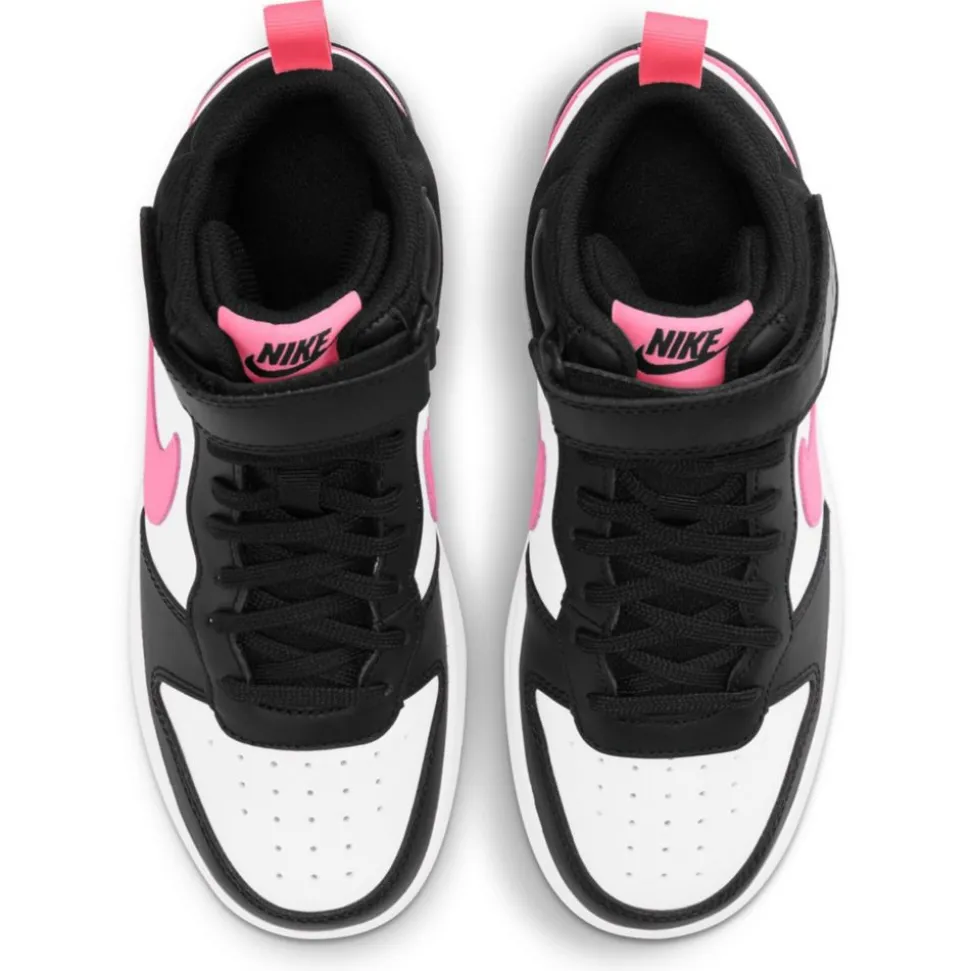 Nike Girls Big Kid Court Borough 2 Mid Top Sneaker