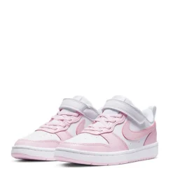 Nike Girls Little Kid Court Borough 2 Low Top Sneaker