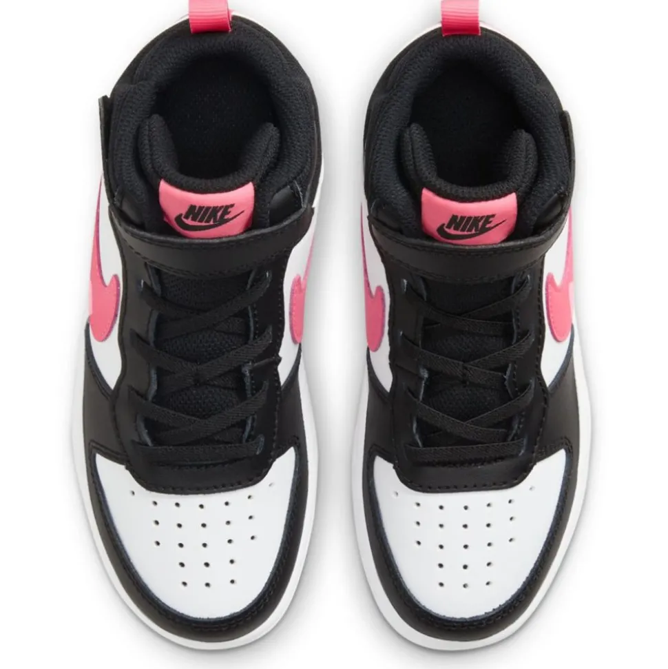 Nike Girls Little Kid Court Borough 2 Mid Top Sneaker