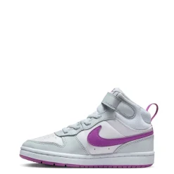 Nike Girls Little Kid Court Borough 2 Mid Top Sneaker