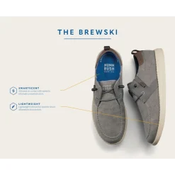 Nunn Bush Mens Brewski Slip On Sneaker