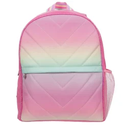 Omg Girls Chevron Backpack With Stuff Pouch