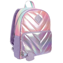 Omg Girls Colorblock Hologram Coated Backpack