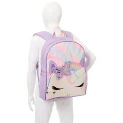Omg Girls Unicorn Butterfly Crown Backpack