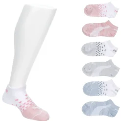 Puma Girls No Show Socks 6 Pairs