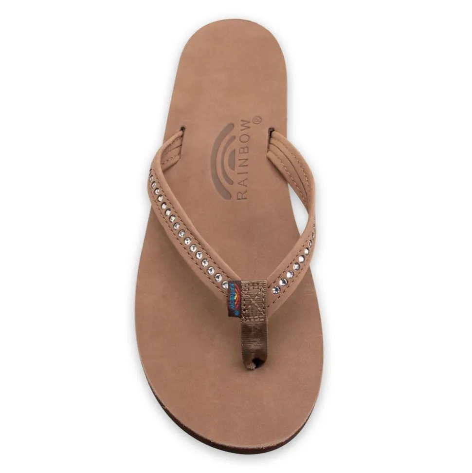 Rainbow Sandals Womens Crystal Collection Flip Flop Sandal