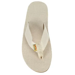 Rainbow Sandals Womens Single Layer Hemp Flip Flop Sandal