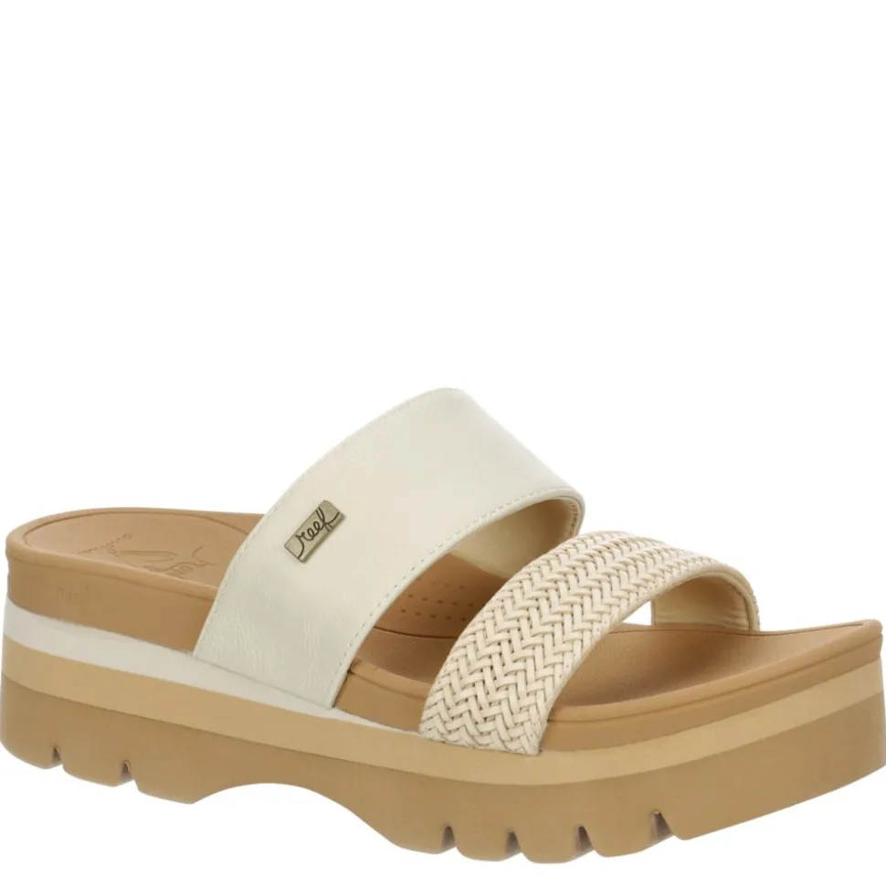 Reef Womens Banded Horizon 2.5 Slide Sandal