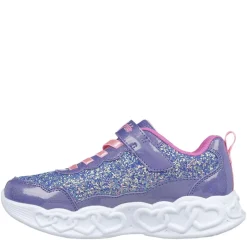 Skechers Girls Infinite Heart Lights Light Up Sneaker