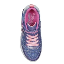 Skechers Girls Infinite Heart Lights Light Up Sneaker