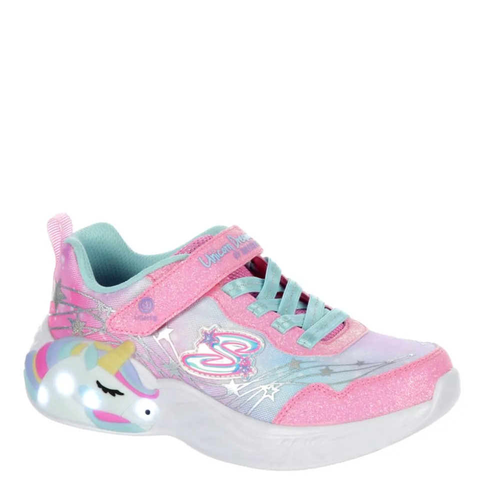 Skechers Girls Little Kid Unicorn Dreams Light Up Sneaker