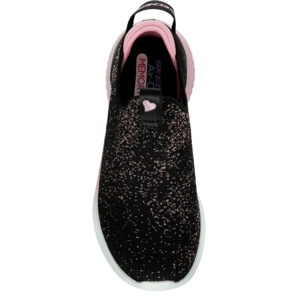 Skechers Girls Little-Big Kid Ultra Flex Slip On Sneaker