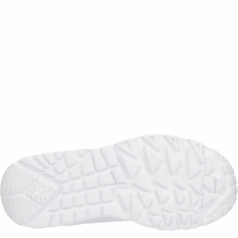 Skechers Girls Little-Big Kid Uno Lite James Gold Crown Sneaker