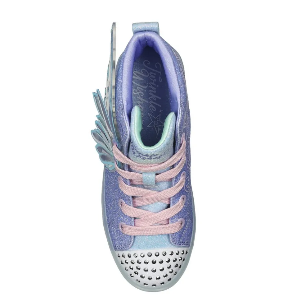 Skechers Girls Twi-Lites 2.0 Twinkle Wiishes Light Up Sneaker