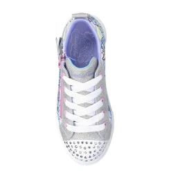 Skechers Girls Twinkle Sparks Flying Hearts Light Up Sneaker