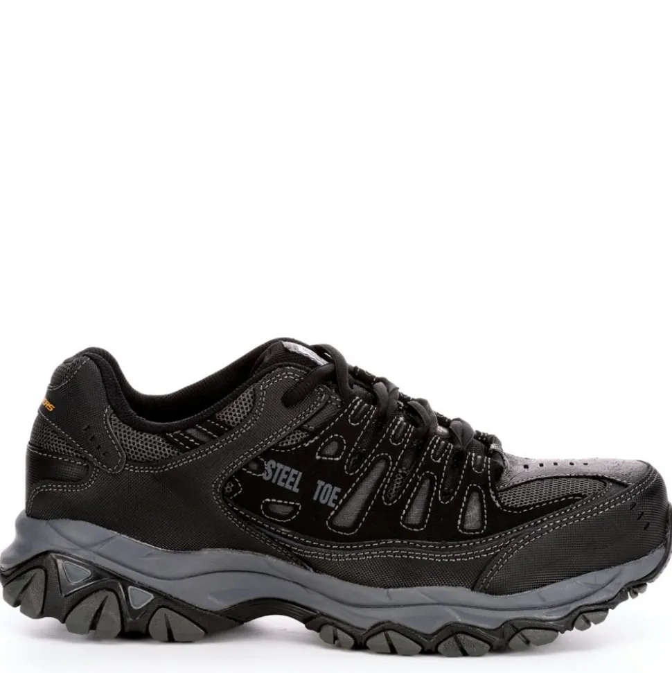 Skechers Mens 77055 Steel Toe Work Shoe