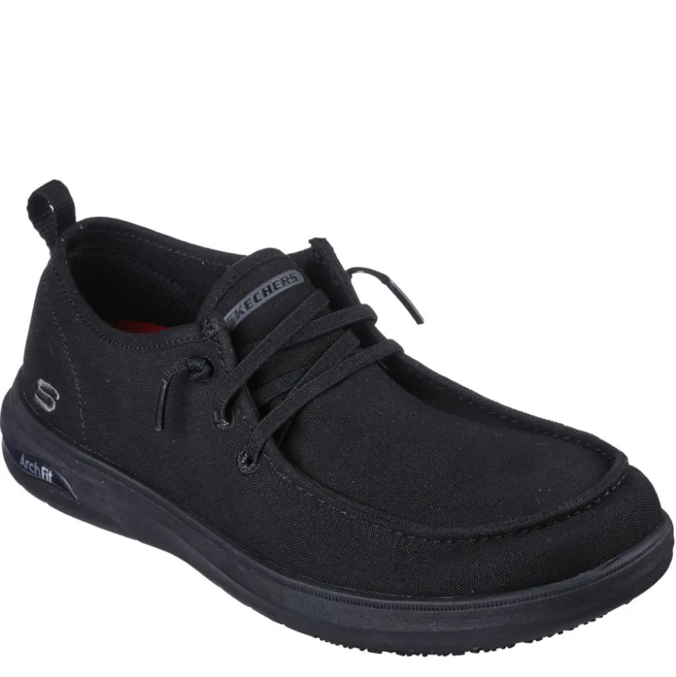 Skechers Mens Arch Fit Melo Slip Resistant Work Shoe