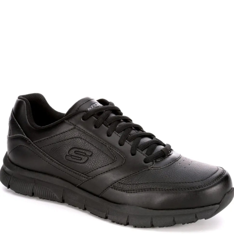 Skechers Mens Nampa Slip Resistant Work Shoe