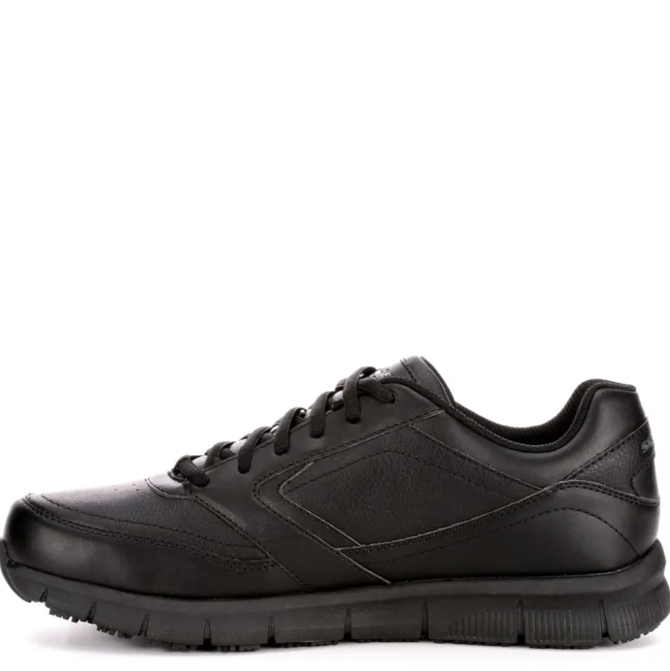 Skechers Mens Nampa Slip Resistant Work Shoe