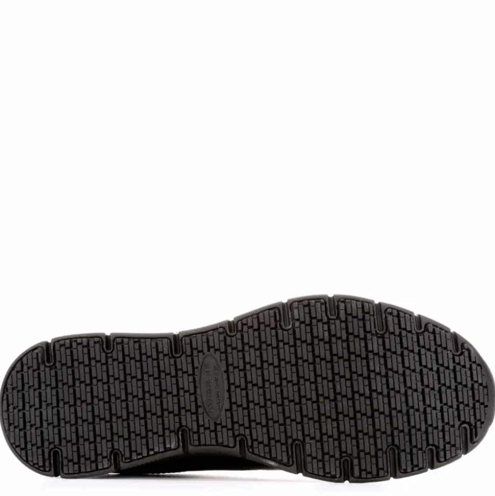 Skechers Mens Nampa Slip Resistant Work Shoe