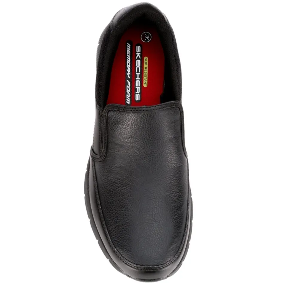 Skechers Mens Nampa-Groton Slip Resistant Work Shoe