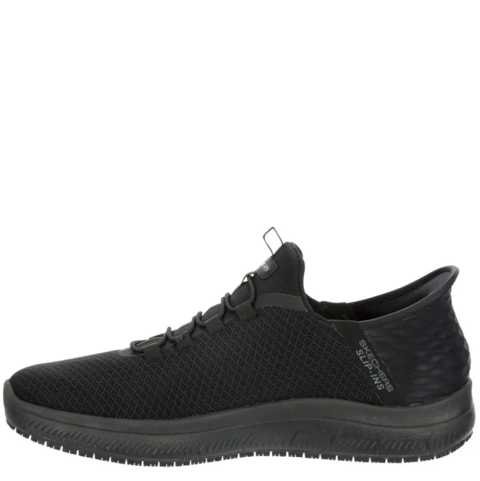 Skechers Mens Slip-Ins Summits Colsin Slip Resistant Work Shoe