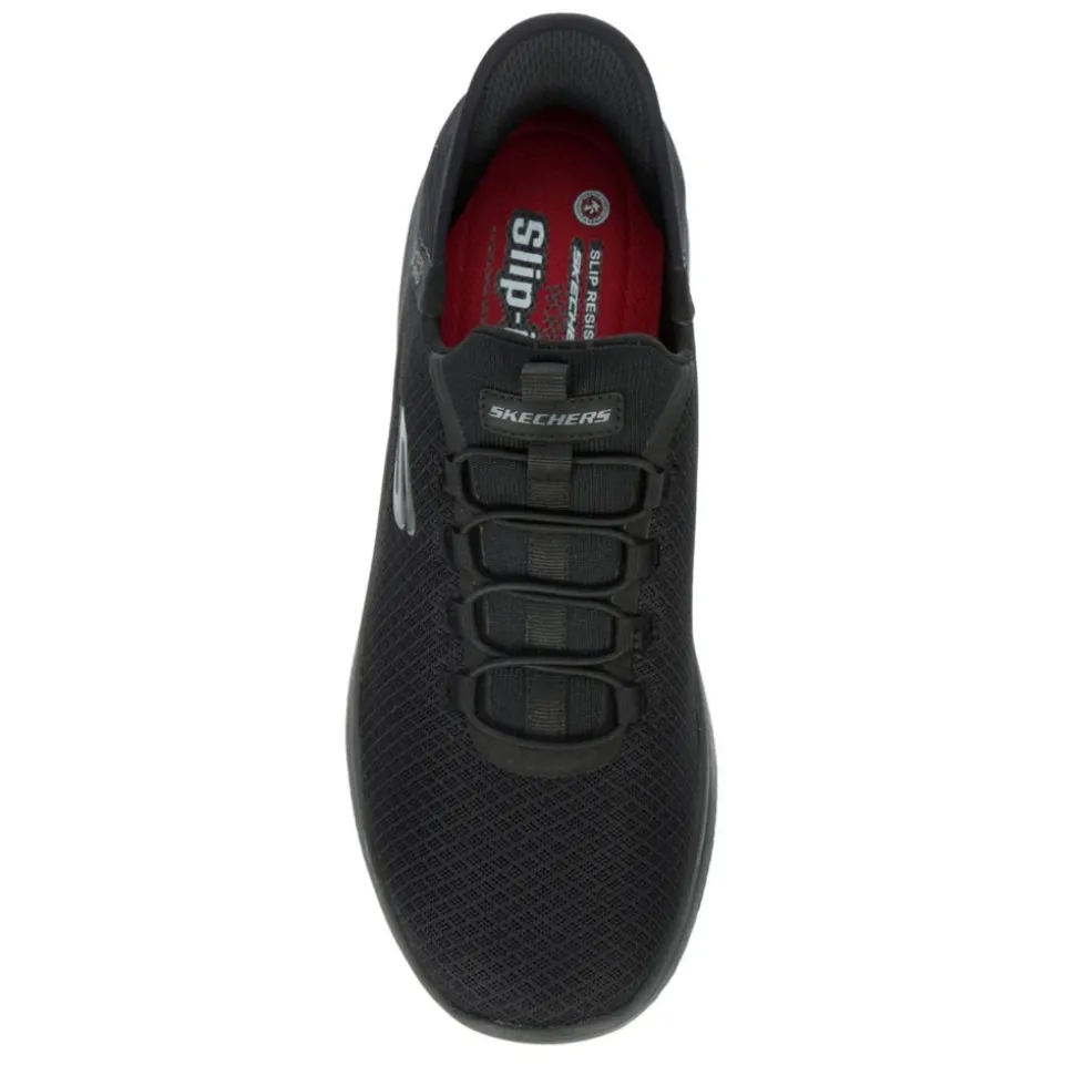 Skechers Mens Slip-Ins Summits Colsin Slip Resistant Work Shoe