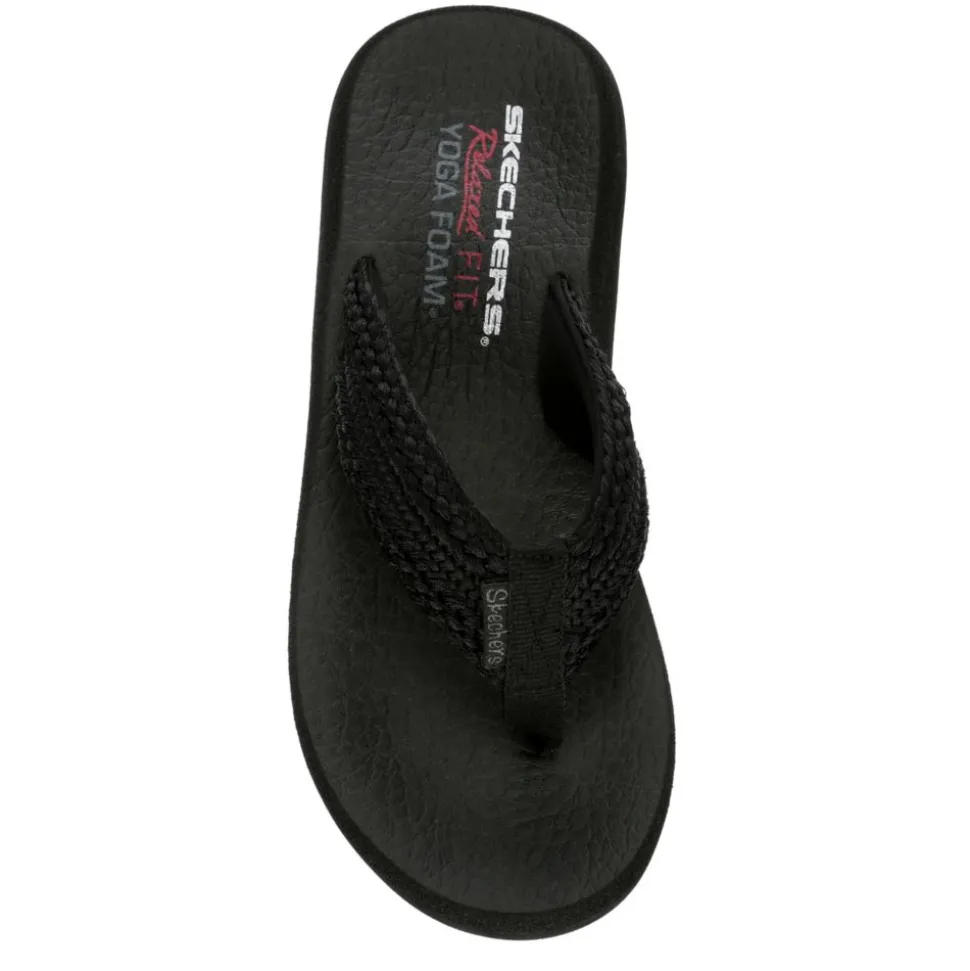 Skechers Womens Asana-Hidden Valley Flip Flop Sandal