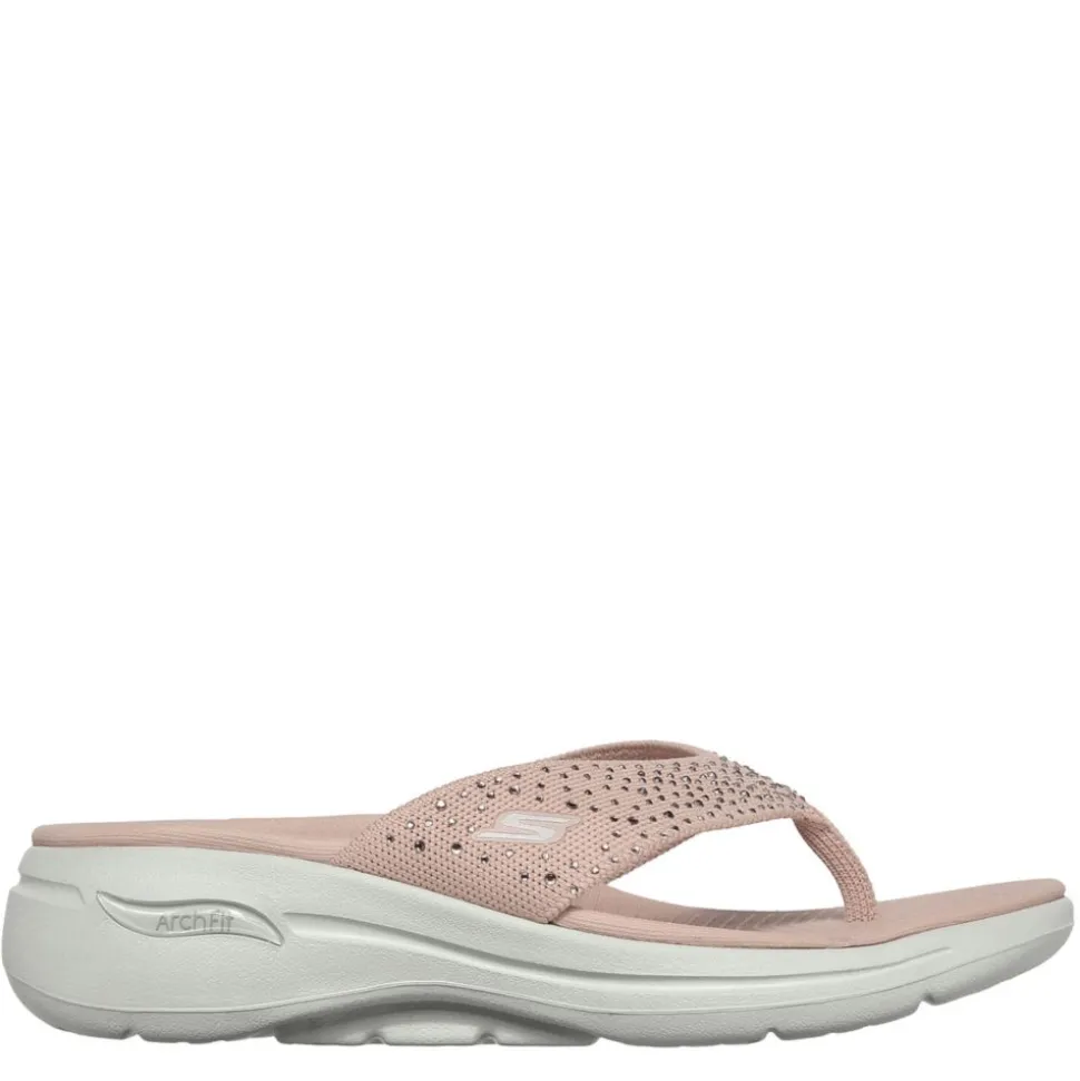 Skechers Womens Dazzle- Arch Fit Flip Flop Sandal